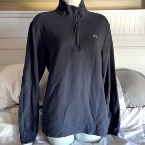 Beautiful dark blue zipper neck vineyard vines shirt. Size small